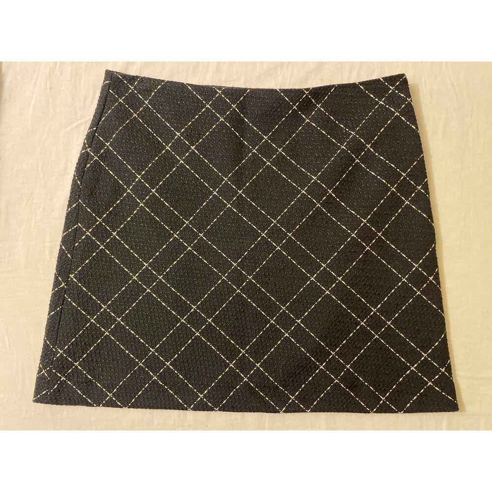 Vince Camuto‎ Women's Size 14 Skirt 18.5" Length Tweed Plaid Casual